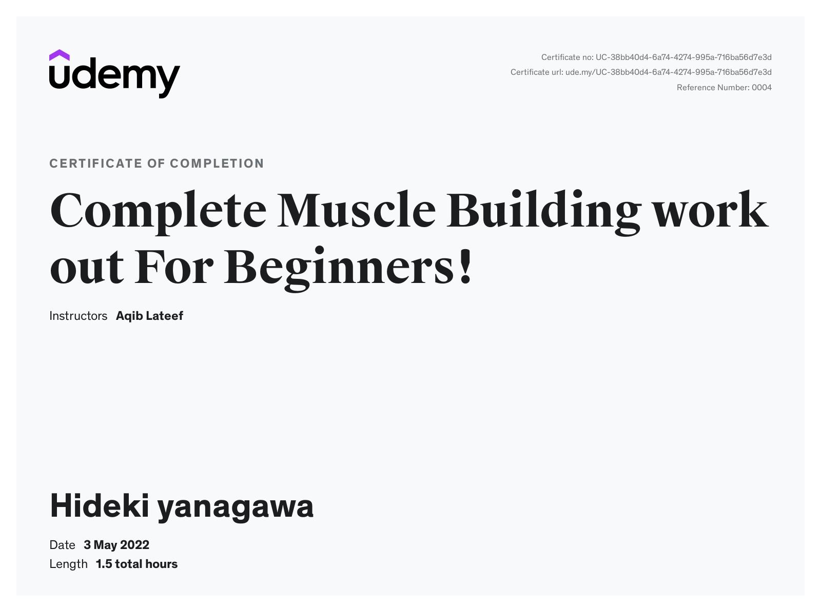 Complete Muscle Building work out For Beginners
